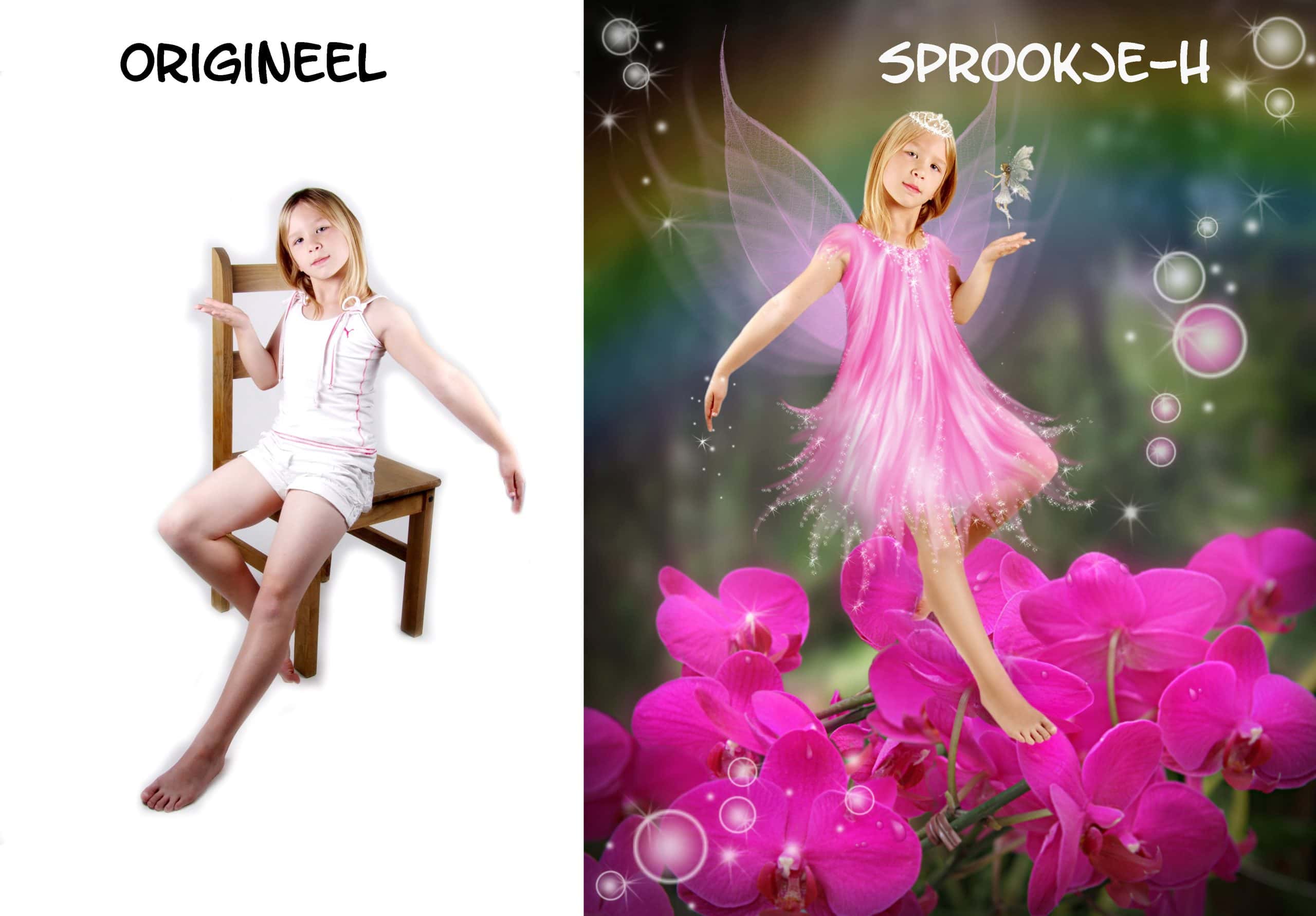 Sprookje-H: origineel en eindresultaat